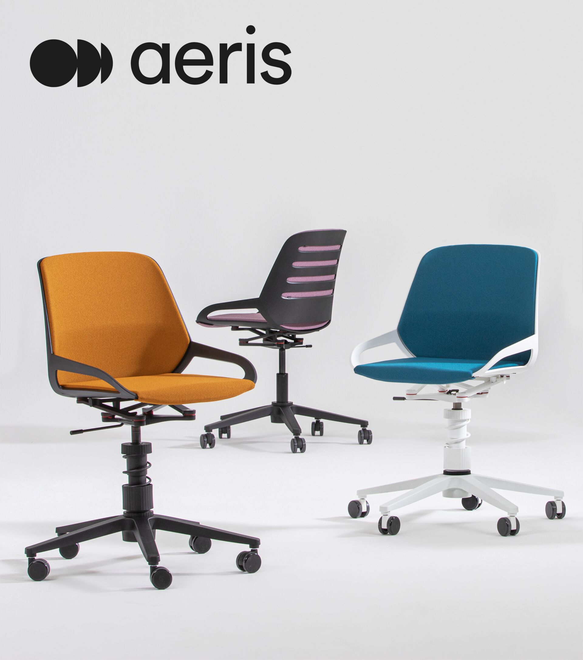 aeris HiDrive - farbiger Bürostuhl mit Federbein - 05
