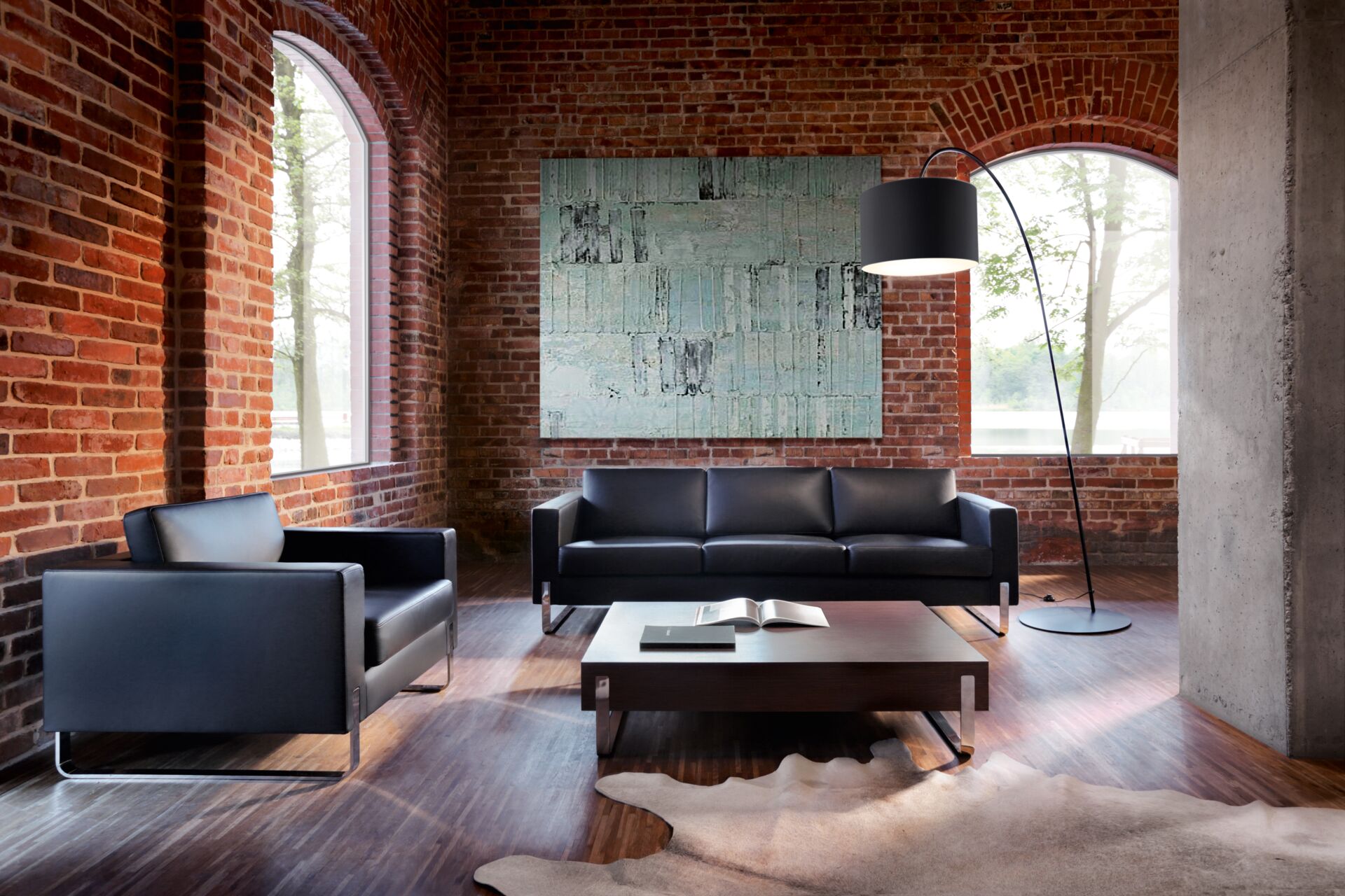 Aufnahme von Softseating-Büromöbel für mehr Gemütlichkeit