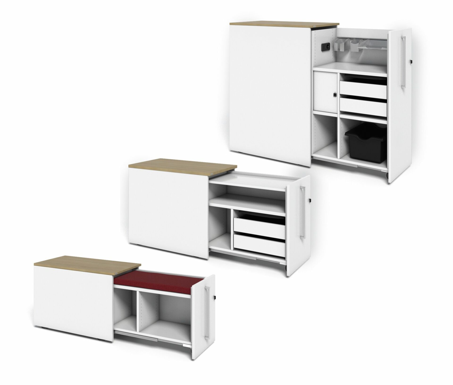 Assmann Orgatec - Container-Schranksystem fürs Büro
