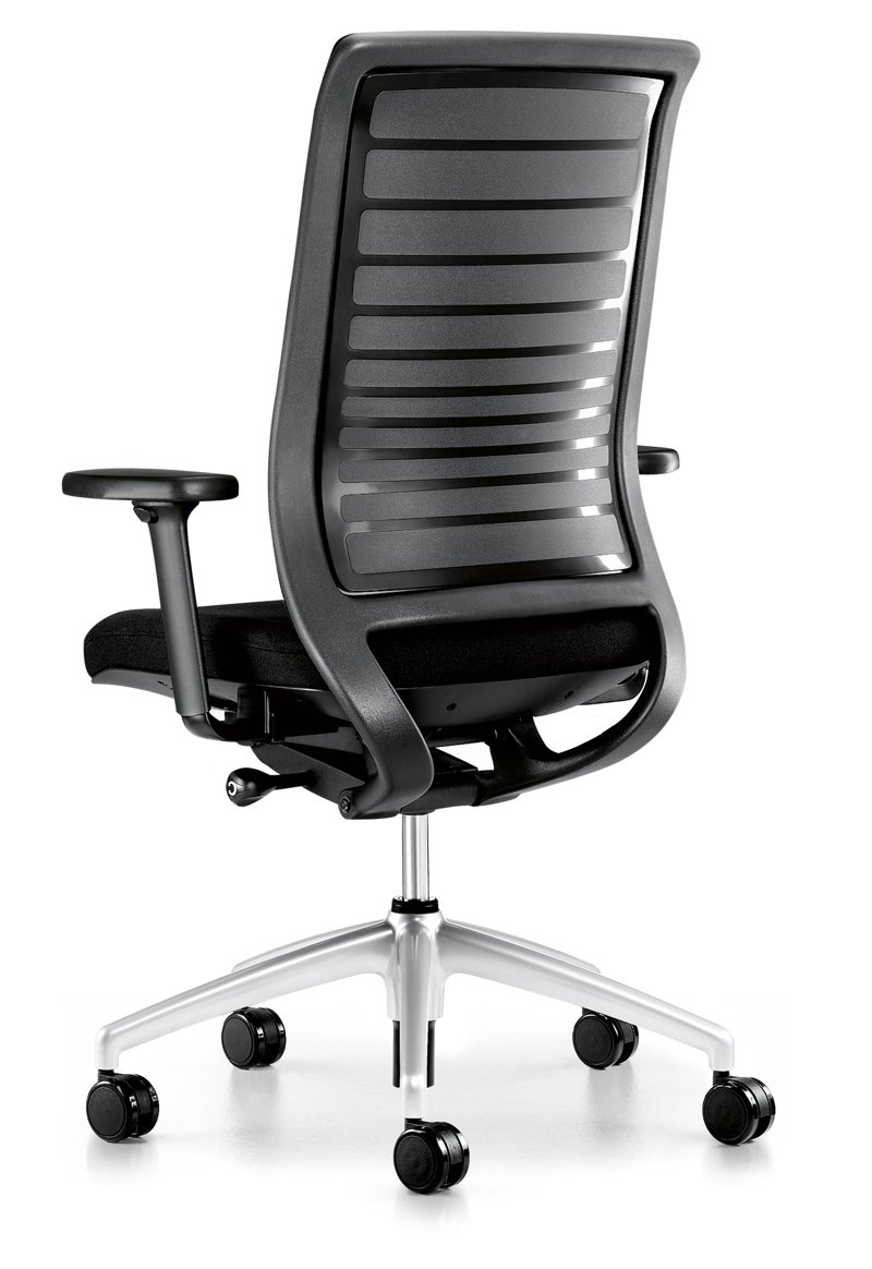 Bürodrehstuhl - Standardrücken schwarz