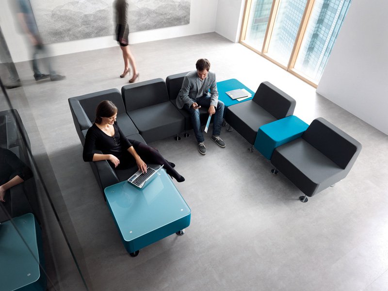 profim wall in - Sitzinsel für Lounge & Wartebereiche