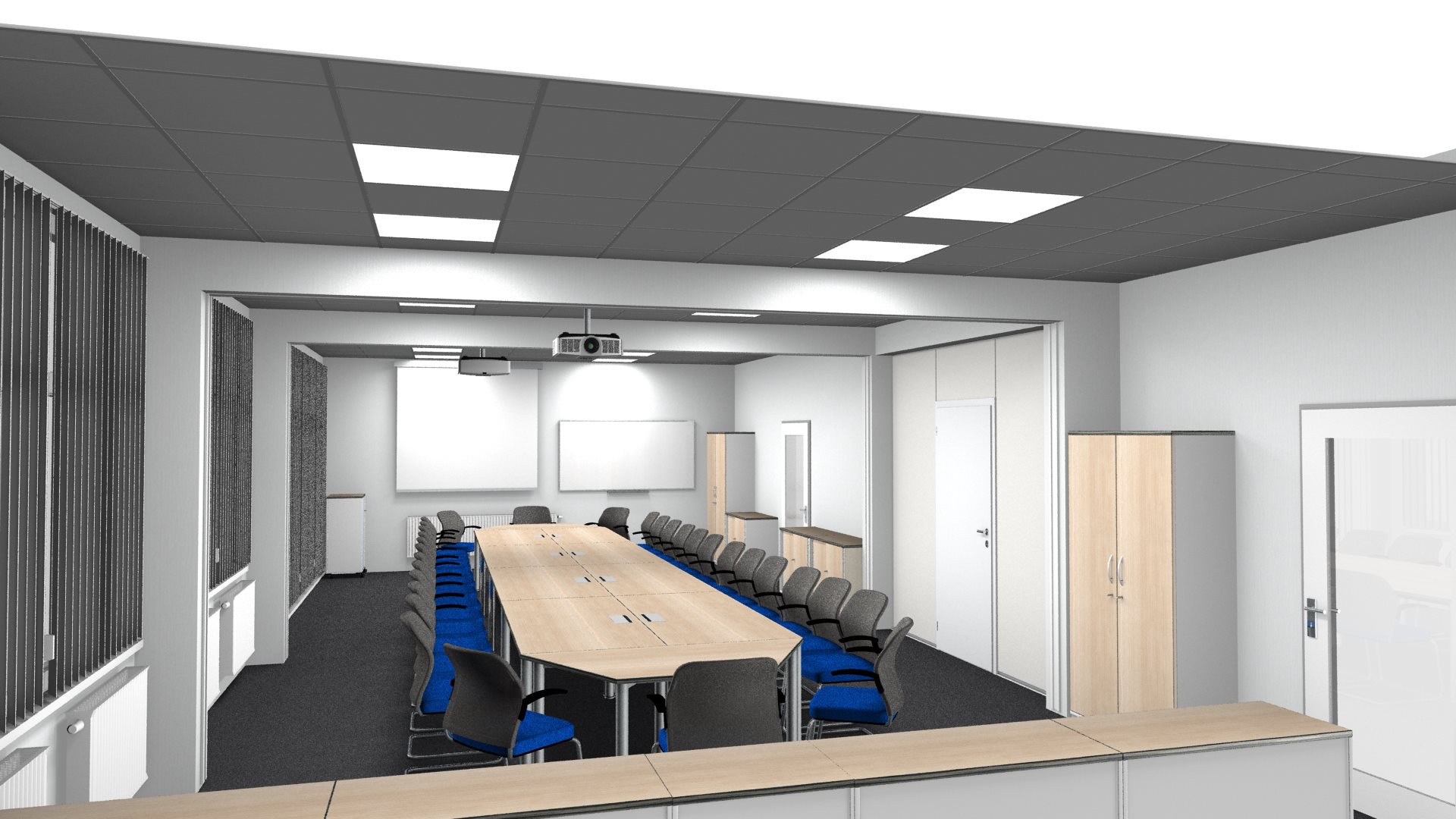 3D Planung für Objekteinrichtung im Konferenz- & Meetingraum