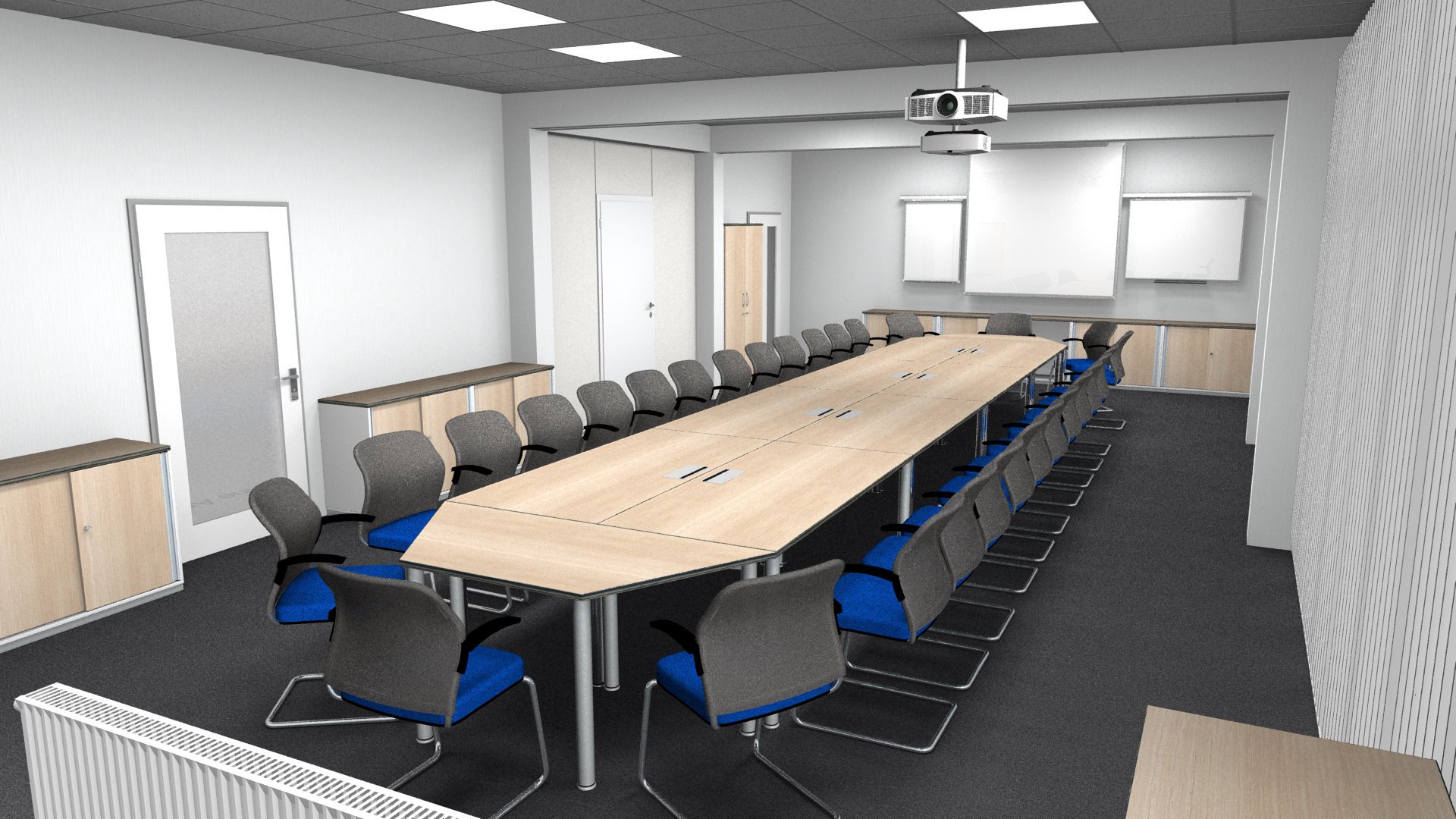 3D Planung für Objekteinrichtung im Konferenz- & Meetingraum - 02